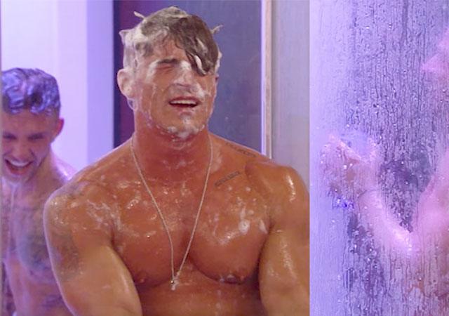 Ducha de los concursantes masculinos de 'Gran Hermano' desnudos