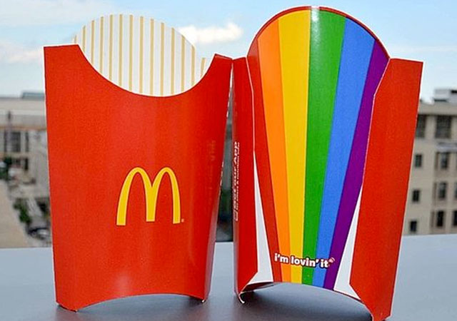 McDonalds lanza las patatas fritas del orgullo LGBT