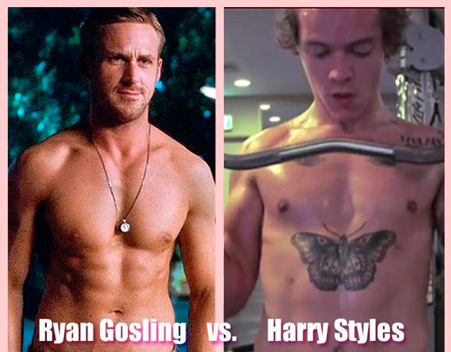 Harry Styles se pone cachondo al ver a Ryan Gosling sin camiseta