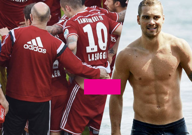 Un fisioterapeuta mete mano a un jugador en plena retransmisión en directo