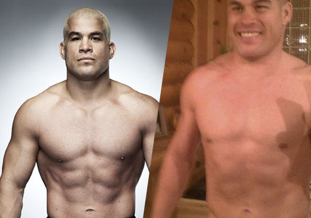 El luchador de la MMA Tito Ortiz desnudo completamente
