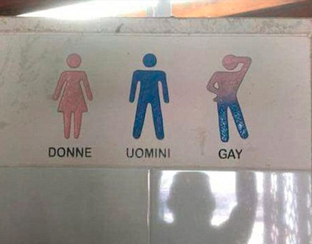 Polémica por el baño gay de un hotel en Italia