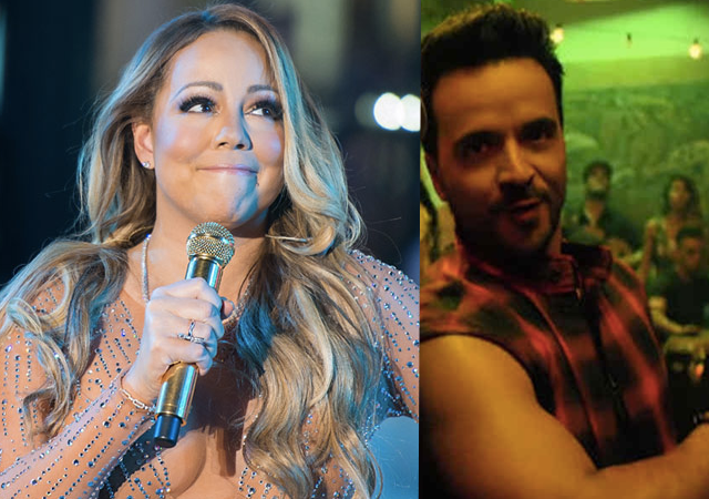 'Despacito' empata con Mariah Carey en semanas en el número 1 de Billboard
