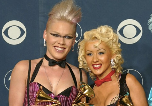 Pink reconoce que no hay ninguna pelea con Christina Aguilera
