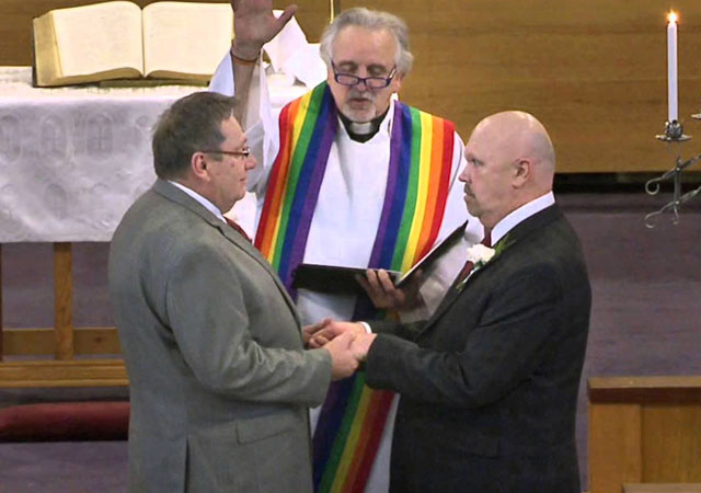 Primera boda gay en una iglesia británica