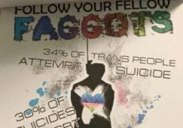 La Universidad de Cleveland apoya un cartel que anima a las personas LGBT a suicidarse