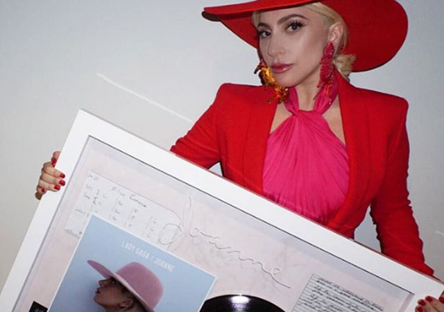 'Joanne' de Lady Gaga consigue convertirse en disco de platino