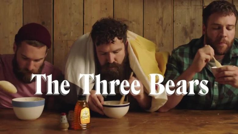 Un anuncio versiona el cuento de los tres ositos con bears