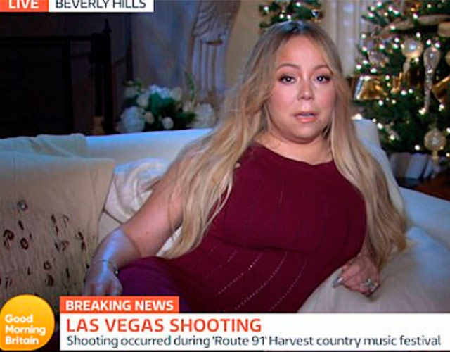 Críticas a Mariah Carey por su respuesta al tiroteo de Las Vegas