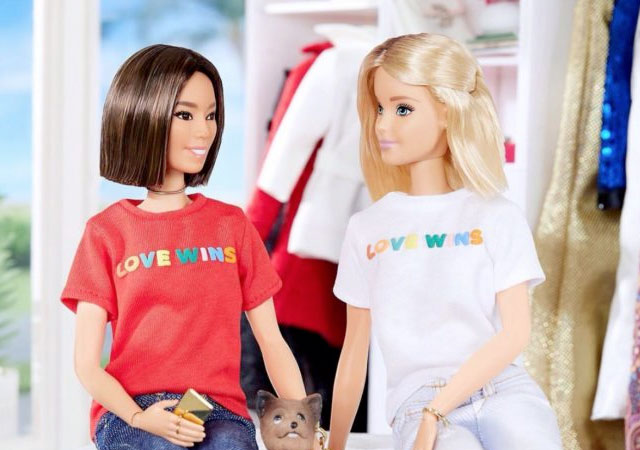 Barbie lesbiana: sale del armario en apoyo al matrimonio gay