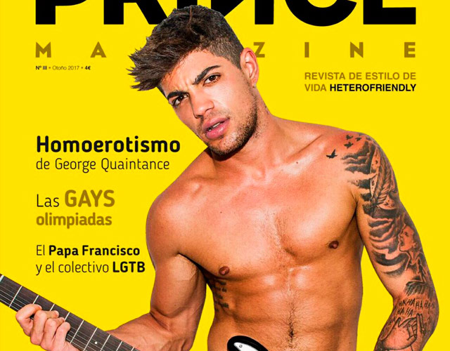 David Lafuente desnudo en la revista Prince