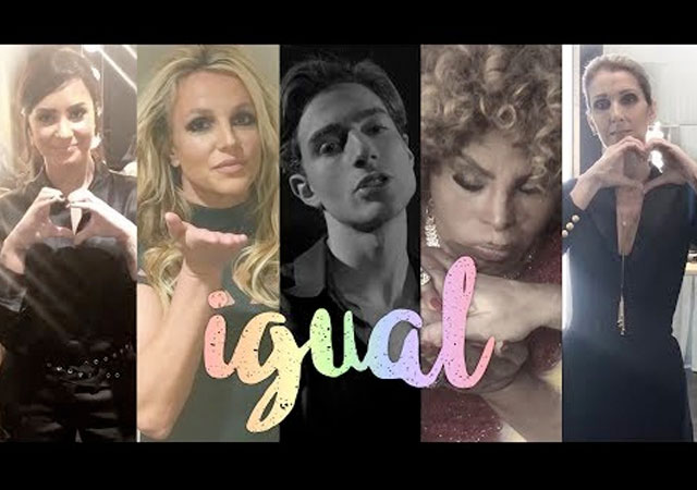 IGUAL: El videoclip LGBT brasileño con Britney Spears, Demi Lovato y Celine Dion