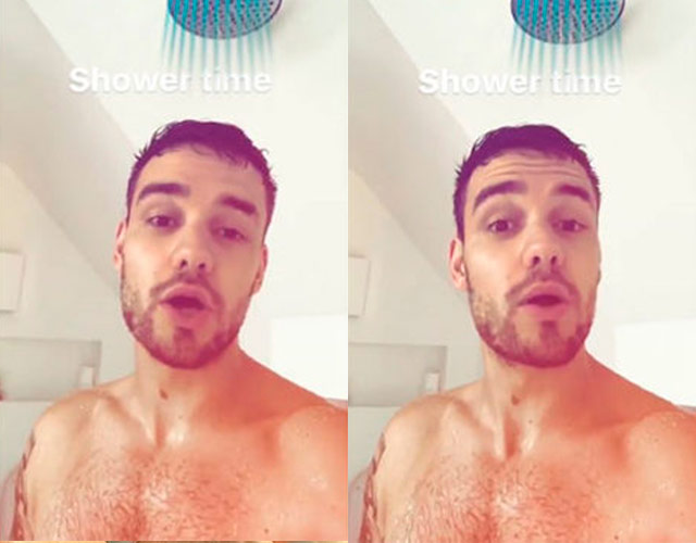 Liam Payne desnudo en la ducha