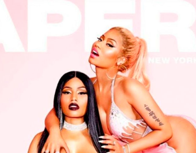 El trío de Nicki Minaj en la nueva portada que rompe internet