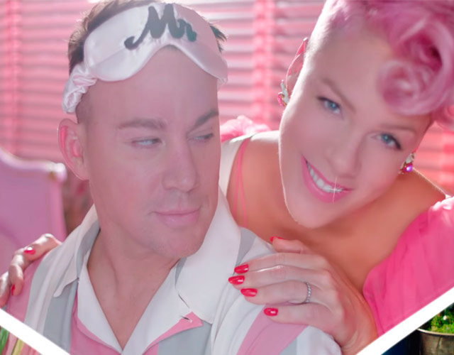 Pink estrena el vídeo de 'Beautiful Trauma' con Channing Tatum