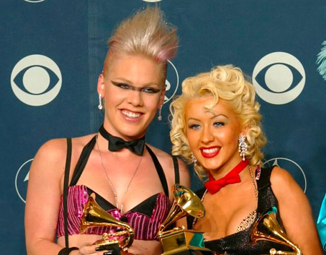 Pink defiende a Christina Aguilera tras los AMAs 2017