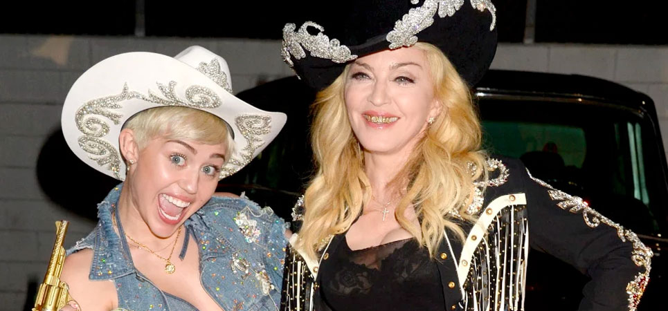 Se filtra 'Like Madonna' de Miley Cyrus con Madonna