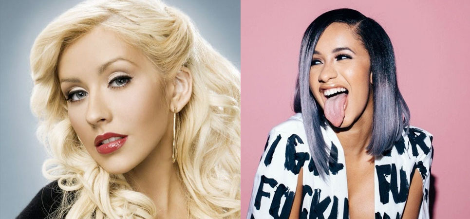 Christina Aguilera prepara colaboración con Cardi B en su nuevo disco