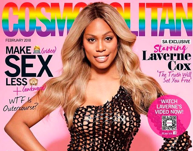 Laverne Cox, primera mujer trans en portada de Cosmopolitan