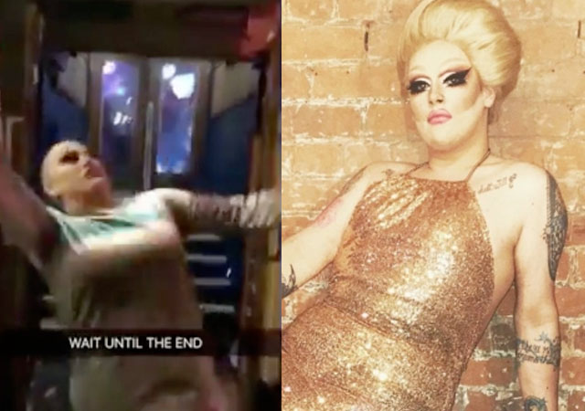 El viral de la drag queen que se cae mientras canta 'Oops I Did It Again'