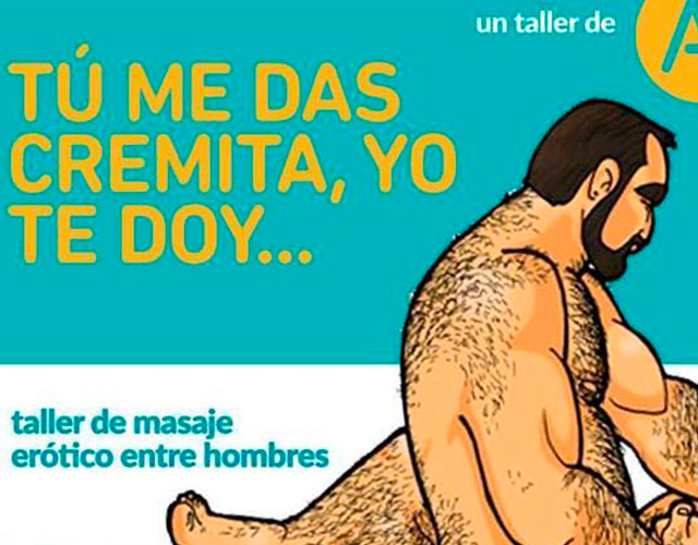 Polémica por los cursos públicos de masturbación y masaje erótico entre hombres