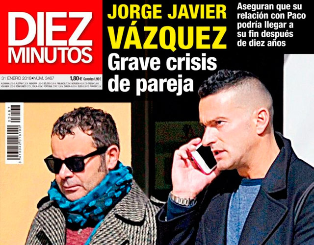 Jorge Javier Vázquez soltero: rompe con su novio Paco tras 10 años