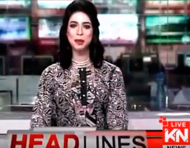 Maavia Malik, primera presentadora trans de los informativos en Pakistán
