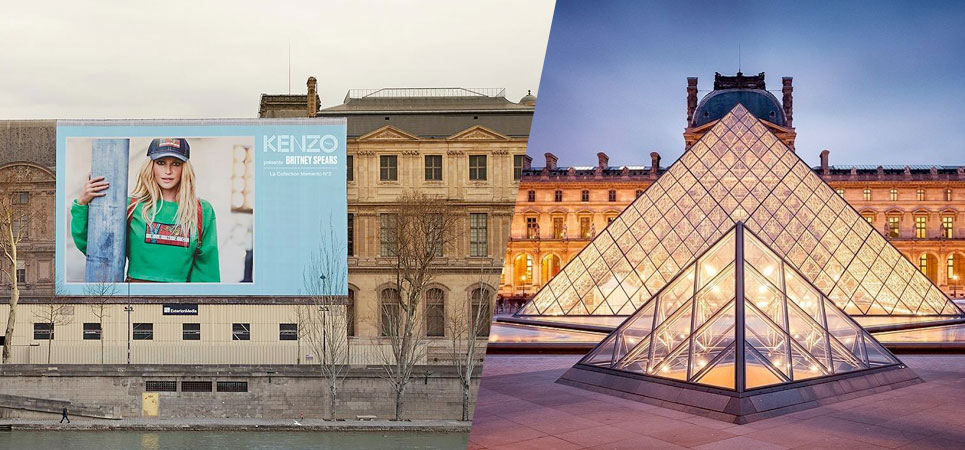 ¿Qué hace Britney Spears colgando del Louvre?