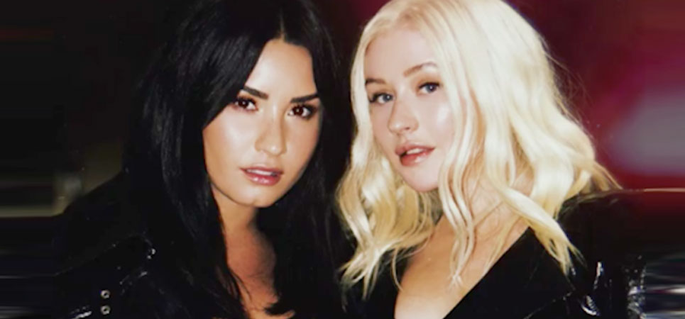 Christina Aguilera y Demi Lovato estrenan 'Fall In Line', su dueto