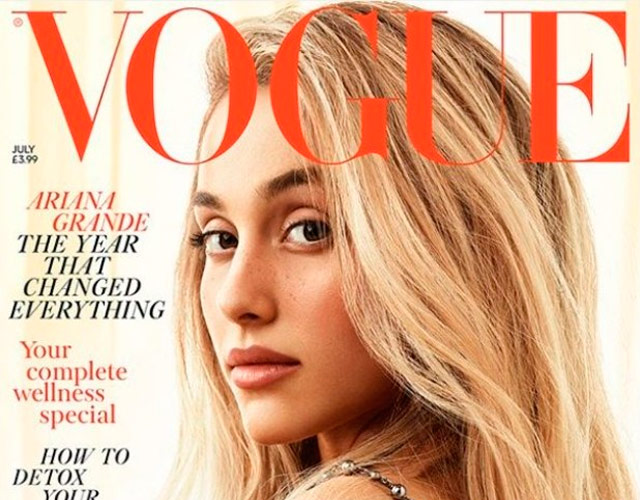 Ariana Grande, sin maquillaje ni coleta en portada de Vogue