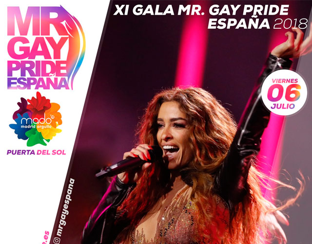 Eleni Foureira actuará en el Orgullo, en la gala Mr Gay España 2018