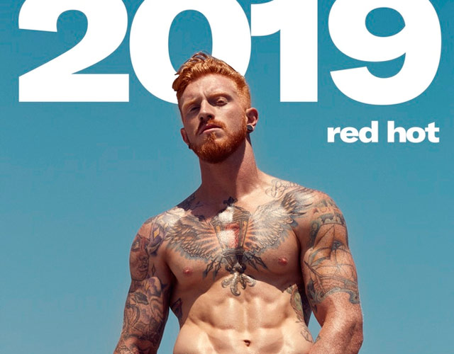 Pelirrojos desnudos en el calendario Red Hot 2019