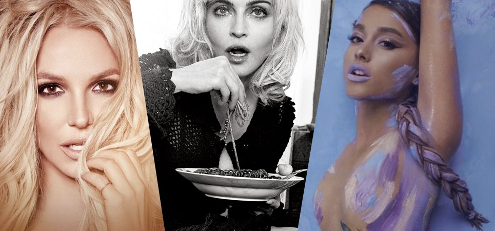 Madonna colaborará en su disco con Britney Spears y Ariana Grande