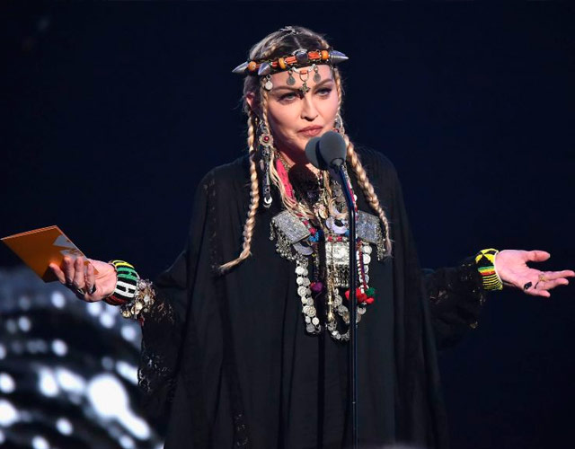 Madonna en los VMA hace un tributo a Aretha Franklin hablando de sí misma
