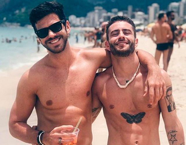 Pelayo Díaz y Andy McDougall desnudos en sus vacaciones
