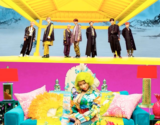 Nicki Minaj, en el vídeo de 'IDOL' de BTS