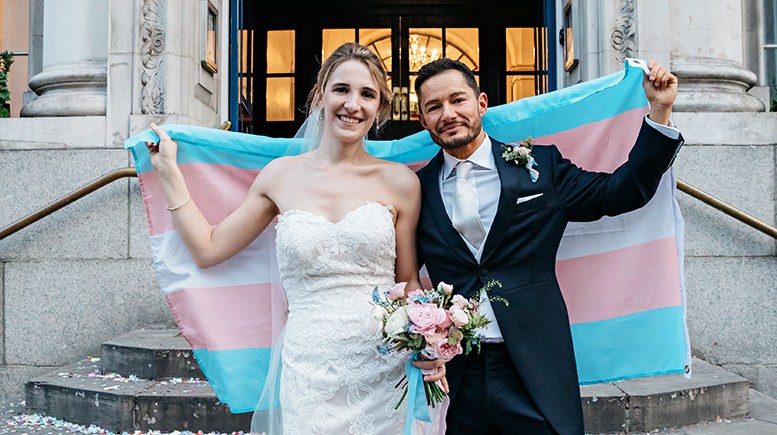 La pareja trans Jake y Hannah Graf: "estamos empezando una familia"