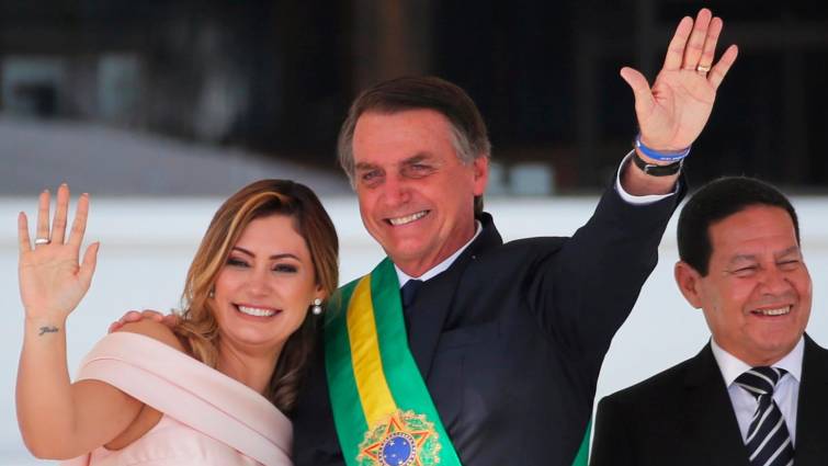 El nuevo presidente brasileño homófobo Jair Bolsonaro, toma posesión de su cargo