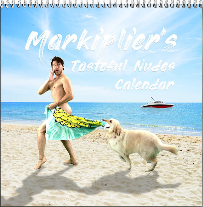 El YouTuber Markiplier desnudo en un calendario desnudo de sí mismo 1