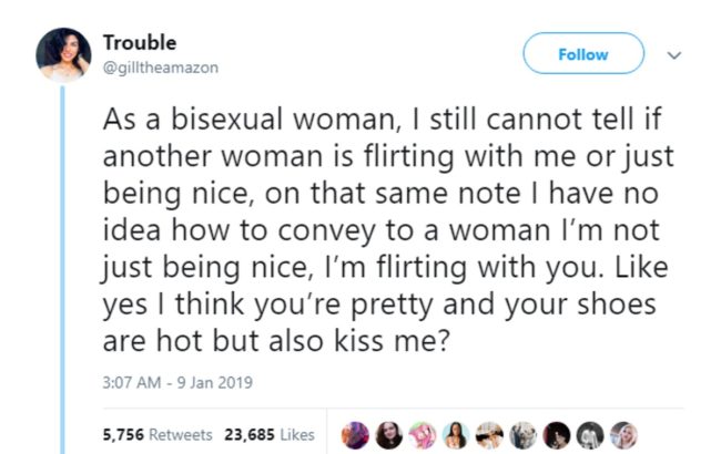 Tuit viral explica por qué las citas son tan difíciles para las mujeres bisexuales 3