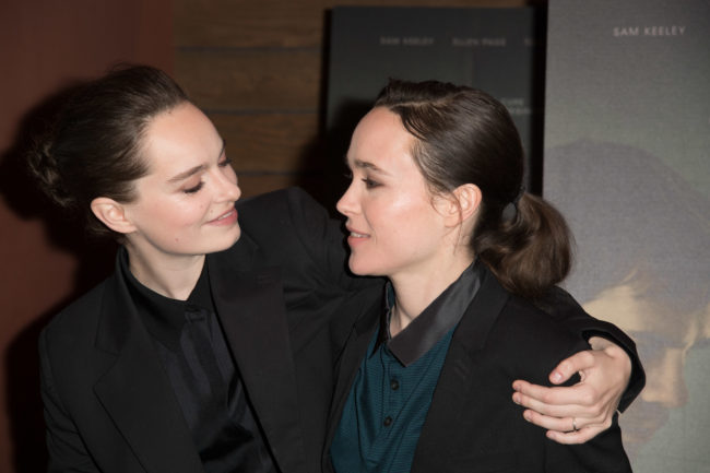 Emma Portner llora cada vez que su esposa Ellen Page va a trabajar. 1