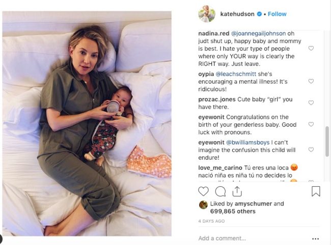 Kate Hudson está criando a su hija sin género 2