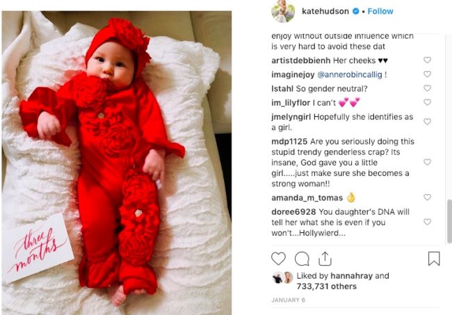 Kate Hudson está criando a su hija sin género 3