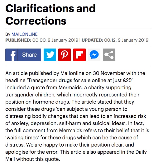 MailOnline se disculpa por informar 'incorrectamente' sobre niños trans 2