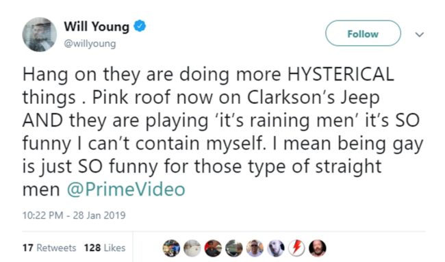 Will Young critica 'Grand Tour' por sus chistes homófobos 2