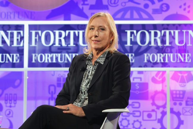 Martina Navratilova afirma que permitir a los atletas trans es una 