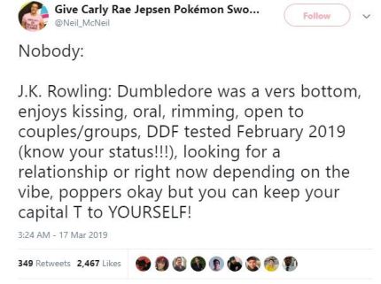 Los memes gays de Dumbledore después de que J.K. Rowling revelara su vida sexual 3