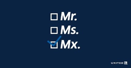 United Airlines agrega opciones de reserva no binarias y elección de pronombre 2