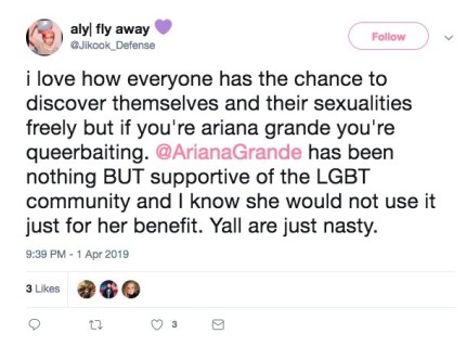Ariana Grande acusada de queerbaiting por 'Monopoly' 3