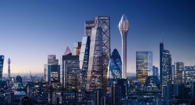 Así será la torre de "esperma gigante" de Londres